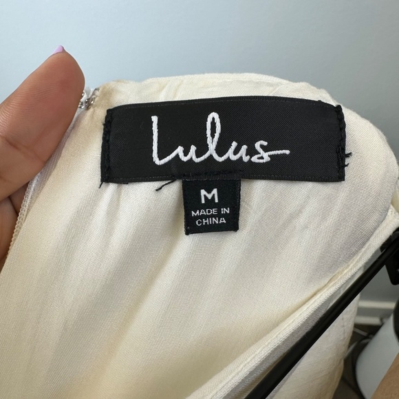 Lulus White Fringe Ramie Skirt size M - Coastal Cowgirl | Retro | Boho - Picture 5 of 6